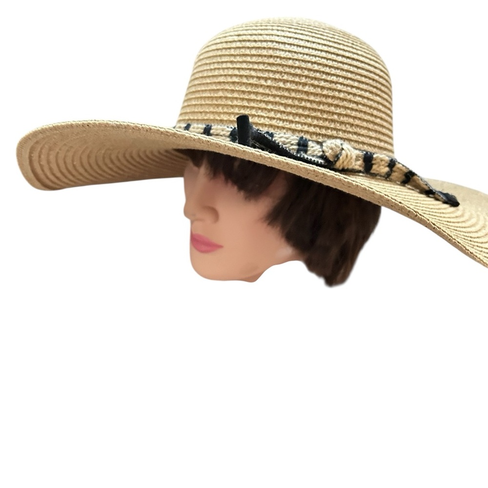 Magid Tan Sun Hat with Black Detailing 🆕